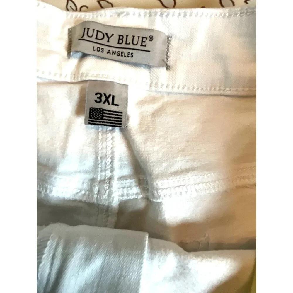 Judy Blue White 3XL Shorts‎ Style JB1590 6.5